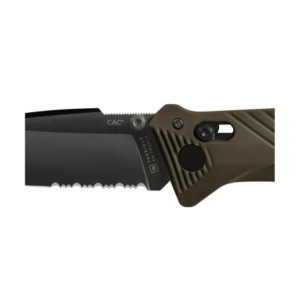 Couteau C.A.C® Serration – Kaki