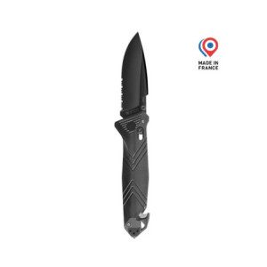 Couteau C.A.C® Serration – Noir