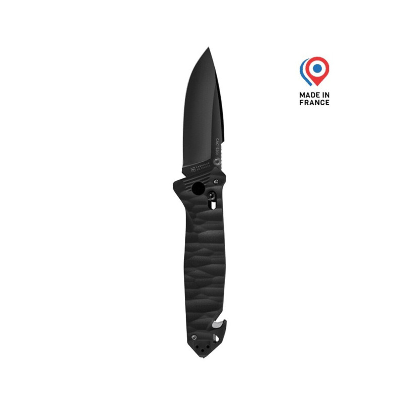 Couteau C.A.C® Lisse –  Noir