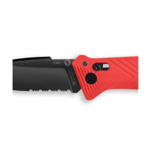 Couteau C.A.C® Serration – Rouge
