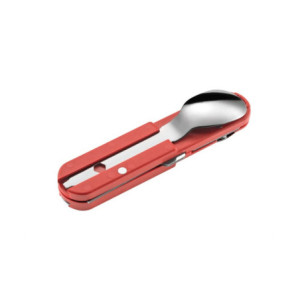 Couteau Bivouac avec Couverts – Rouge