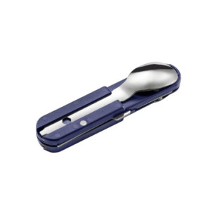 Couteau Bivouac avec Couverts – Bleu