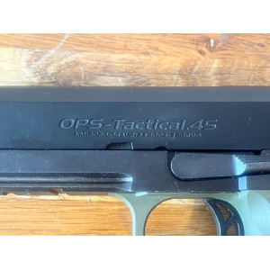 Réplique GBB Tokyo Marui Hi-Capa 4.3 Tactical Custom – Custom Tanio Koba / Poignée Verte – Occasion