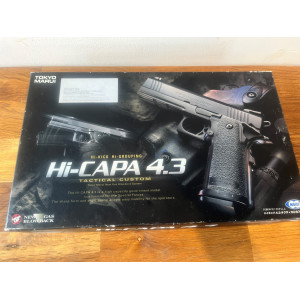 Réplique GBB Tokyo Marui Hi-Capa 4.3 Tactical Custom (Lot avec Second Chargeur) – Occasion