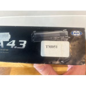 Réplique GBB Tokyo Marui Hi-Capa 4.3 Tactical Custom (Lot avec Second Chargeur) – Occasion