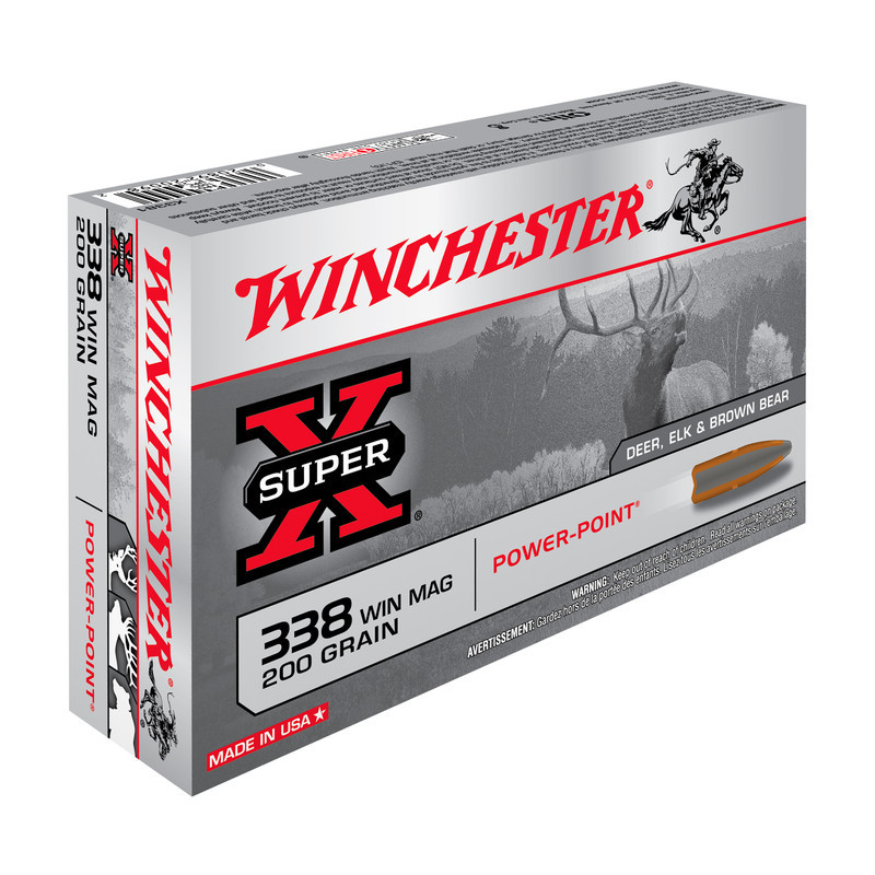 BALLES 338WM SUPER X POWER POINT 200GR X20