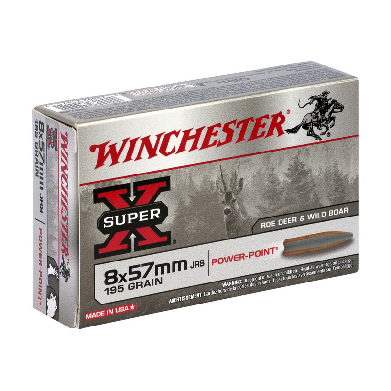 BALLES 8X57 JRS SUPER X POWER POINT 195GR X20