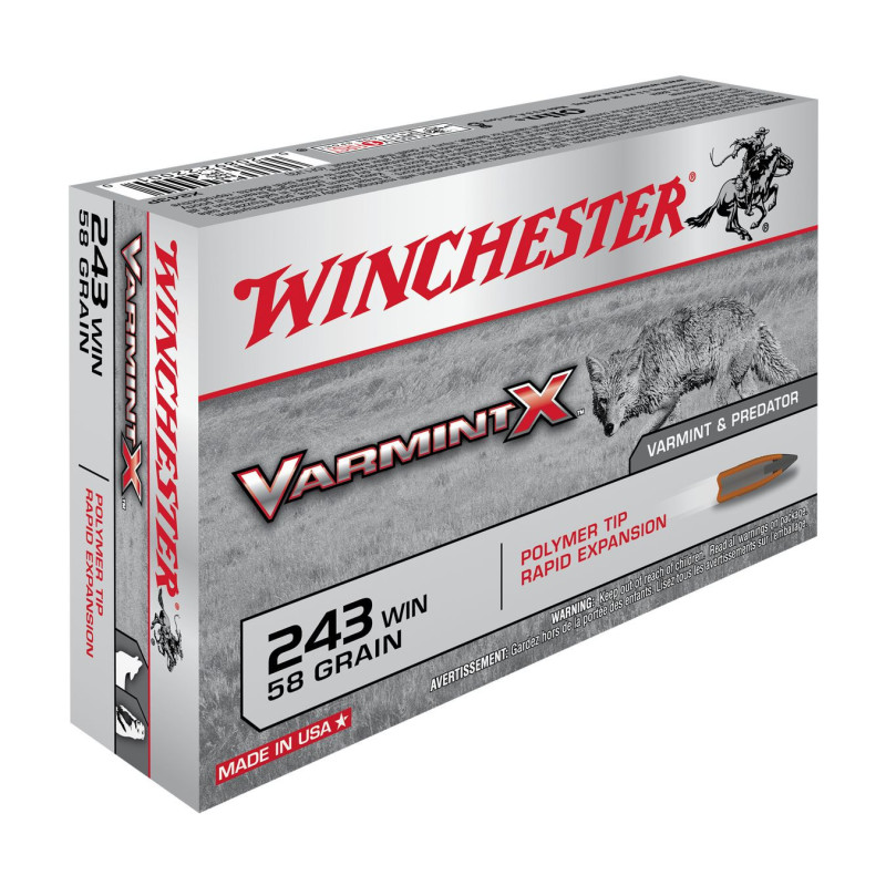 BALLES 243WIN VARMINT X 58GR X20