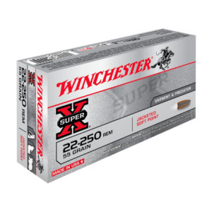 BALLES 22-250REM POWER POINT SUPER X 55GR X20