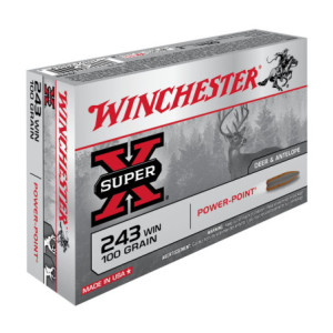 BALLES 243WIN SUPER X PP 100GR X20