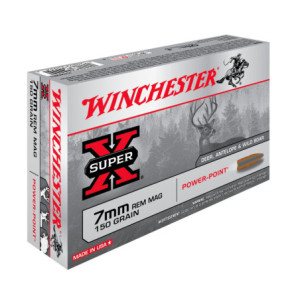 BALLES 7MM REM SUPER X POWER POINT 150GR X20