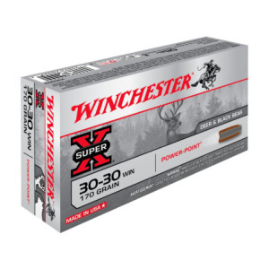 BALLES 30-30WIN SUPER X POWER POINT 170GR X20