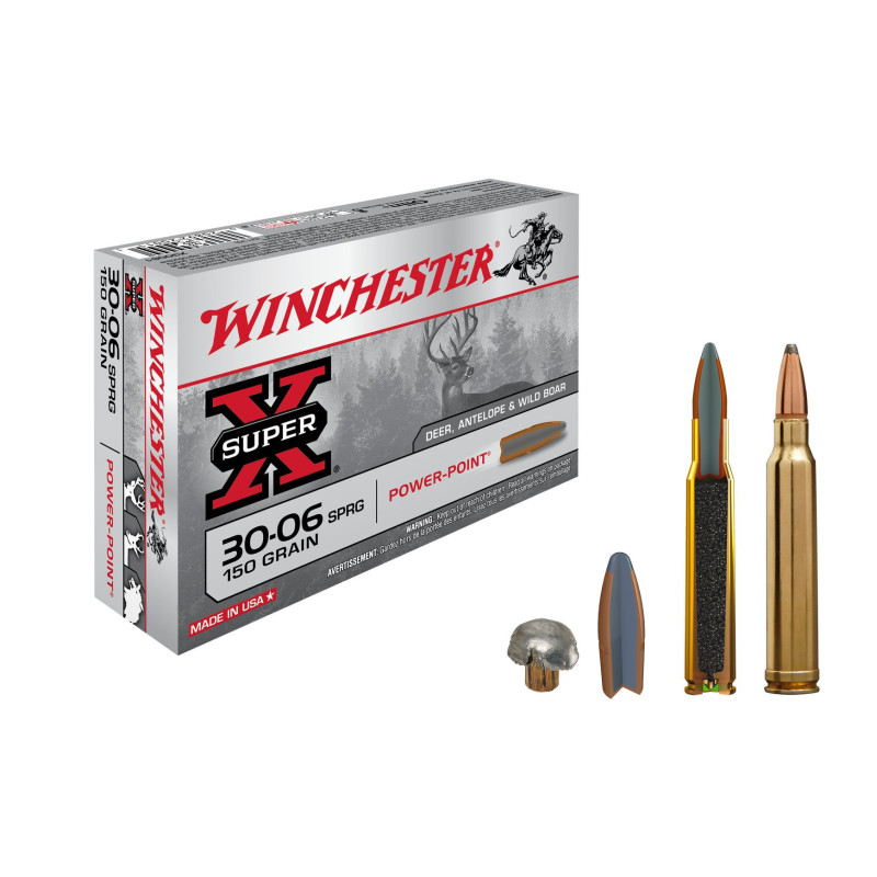 BALLES 30-06SPR EXTREME POINT 150GR X20