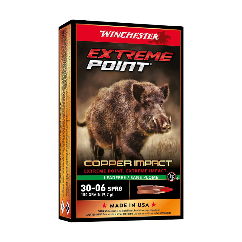 BALLES 30-06SPR EXTREME POINT LF 180GR X20