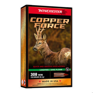 BALLES 308WIN COOPER FORCE LEAD FREE 125GR X20