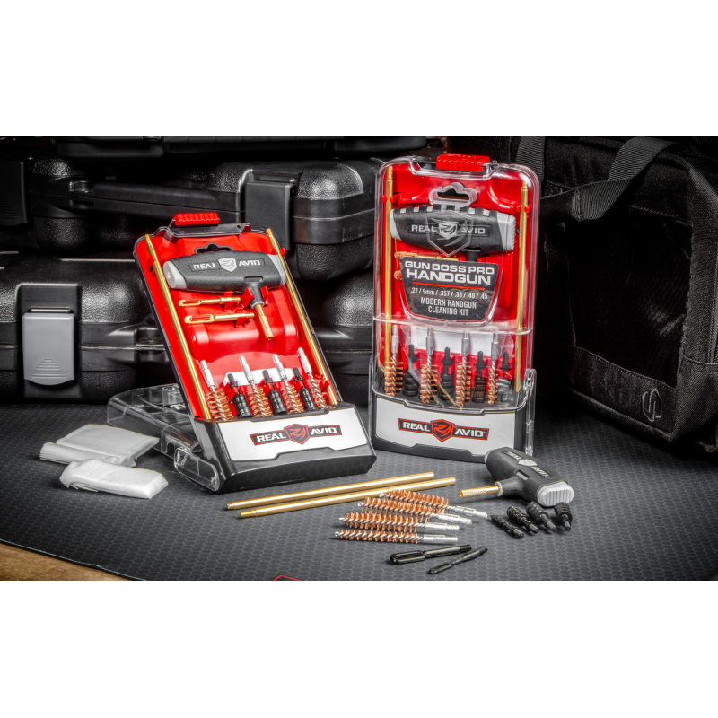 KIT DE NETTOYAGE POUR ARMES DE POING - GUN BOSS PRO