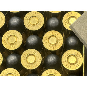 Boite métal d'origine de munitions 455 Webley (Collection)