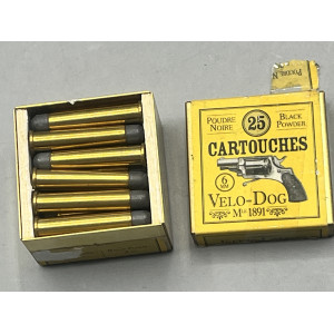 Boite métal d'origine de munitions Velo-Dog 5.75mm  (Collection)