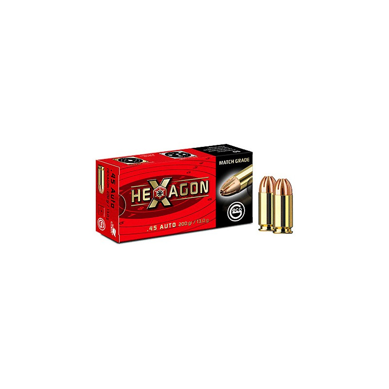 Munitions 45 ACP GECO Hexagon