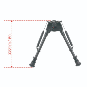 BIPIED 9-13.5 CARBON GRENADIERE RAIL WEAVER PIEDS RETRACTABLES
