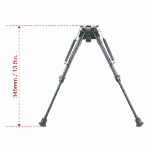 BIPIED 9-13.5 CARBON GRENADIERE RAIL WEAVER PIEDS RETRACTABLES