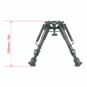 BIPIED 6-9 CARBON GRENADIERE RAIL WEAVER PIEDS RETRACTABLES 6N