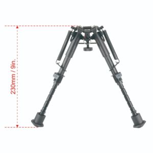 BIPIED 6-9 CARBON GRENADIERE RAIL WEAVER PIEDS RETRACTABLES 6N