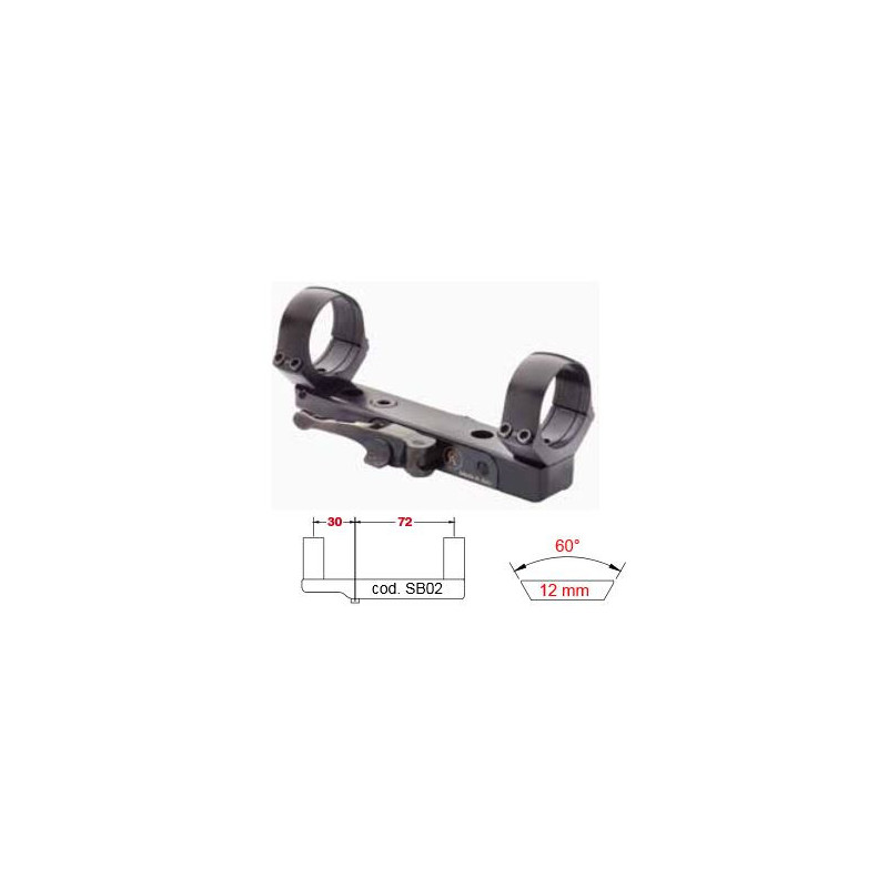 MONTAGE AMOVIBLE 12MM COLLIERS GAUCHER