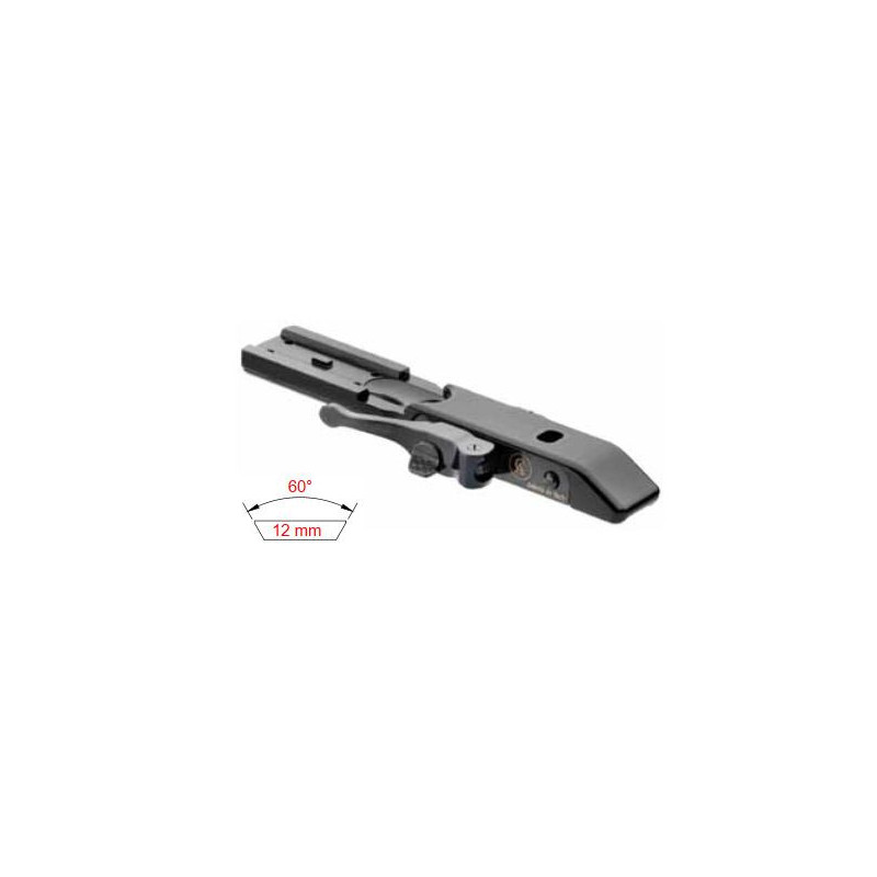 MONTAGE AMOVIBLE AIMPOINT H1T1/H2T2 RAIL 12MM