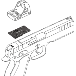 PLATINE POUR POINT ROUGE CZ SHADOW
