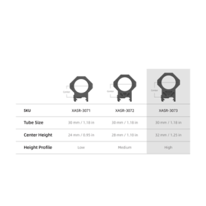 COLLIERS 30MM GENII PICATINNY HAUT 32MM
