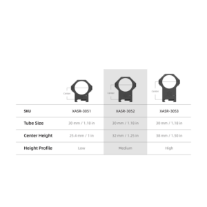 COLLIERS 30MM PICATINNY MEDIUM 32MM