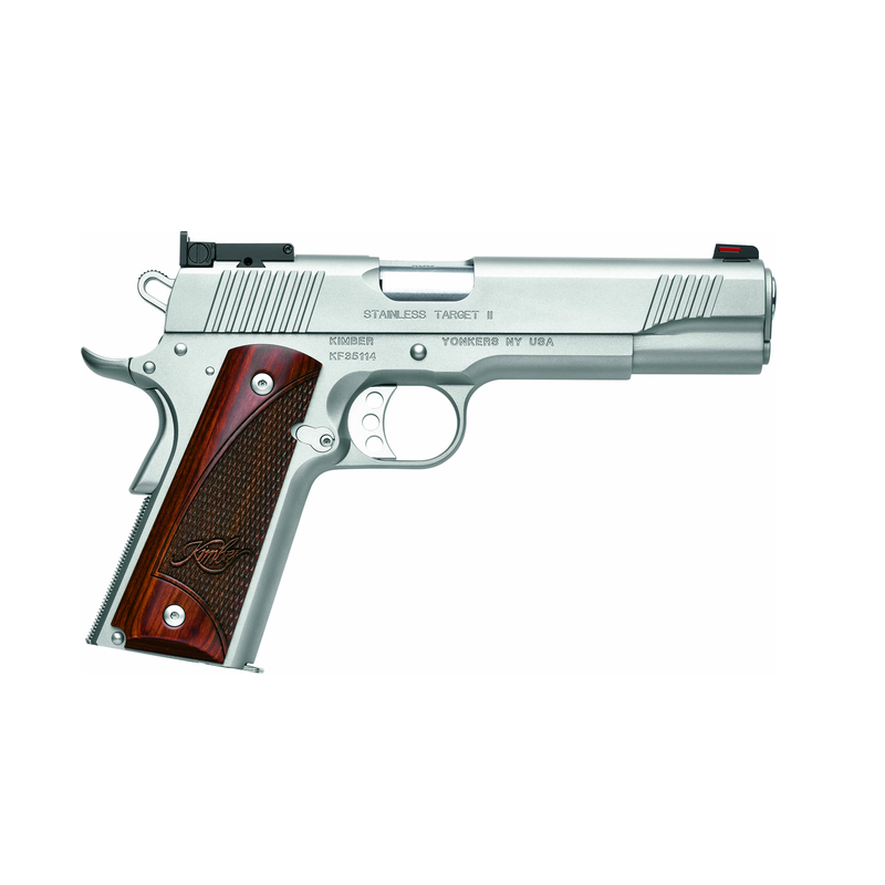 Pistolet semi-automatique Kimber 1911 Stainless Target 2