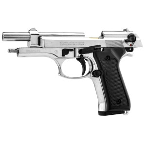 Pistolet 9 mm à blanc Chiappa 92 nickelé