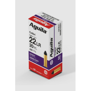 Cartouches Aguila Calibre 22 LR COLIBRI 20 Grains