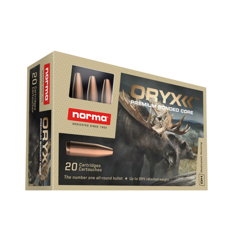 CART NORMA .308WIN 11.7G 180GR ORYX BTE 20