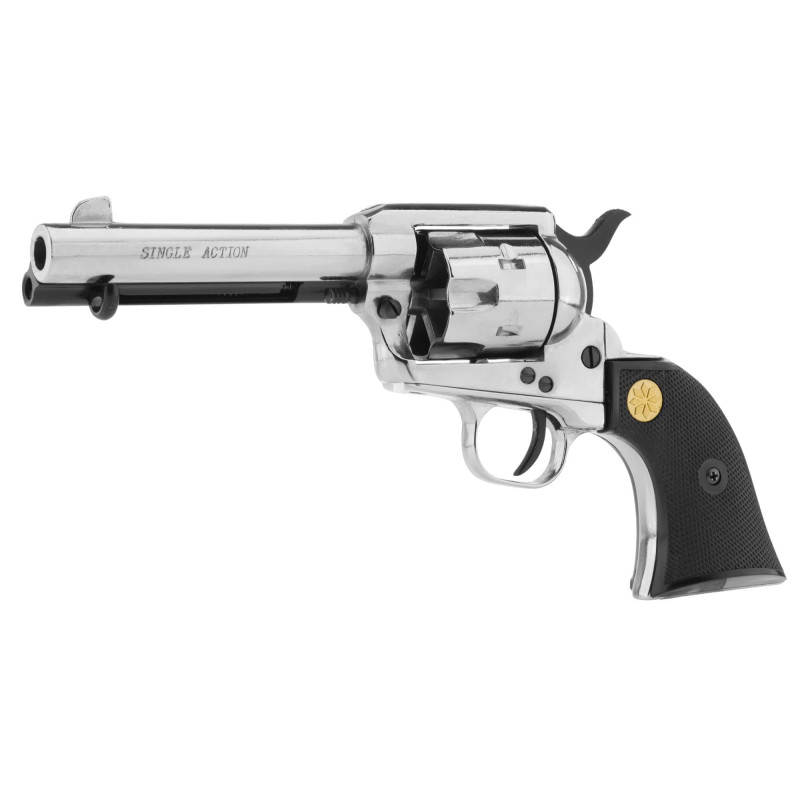 Revolver à blanc Chiappa calibre 9mm modèle Kruger Colt SA73 Chromé