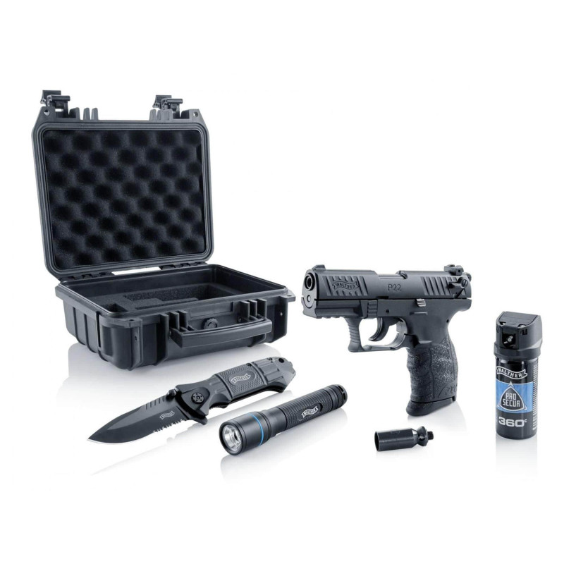 Kit Pistolet à blanc Walther calibre 9mm modèle P22Q R2D